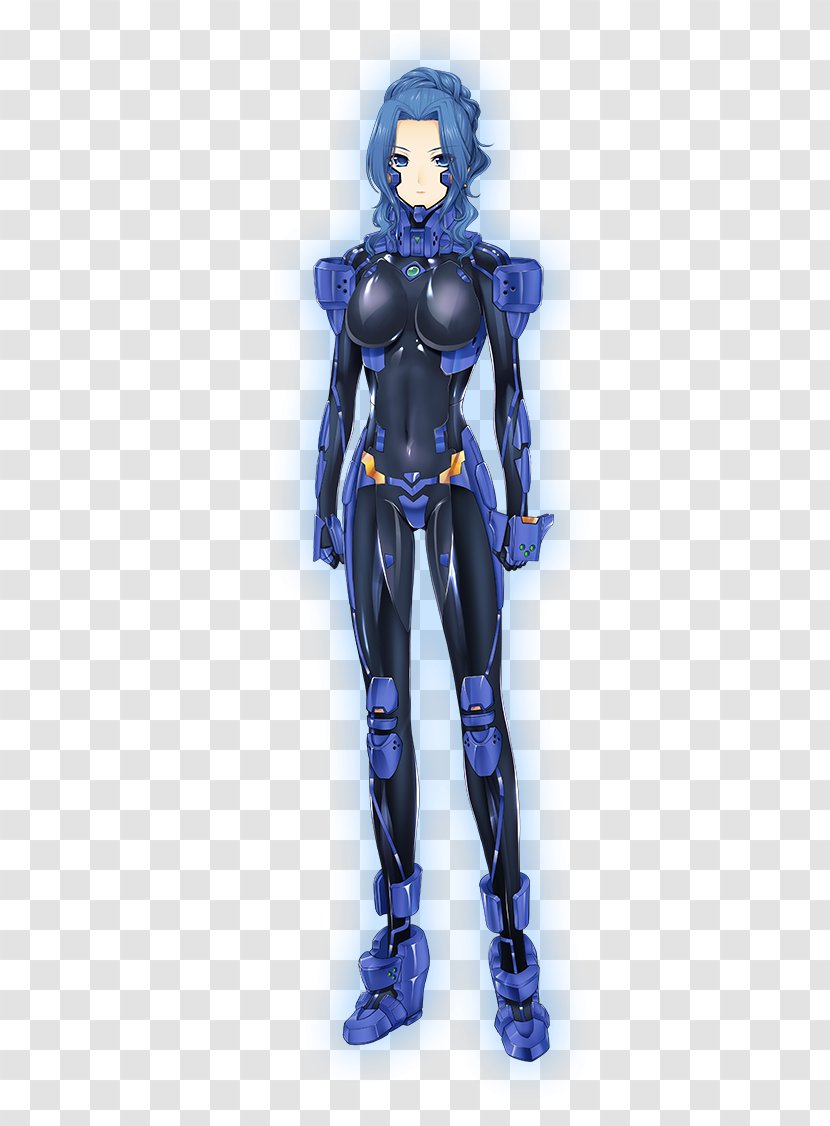 Figurine Cobalt Blue Character - Flower - Muv-luv Transparent PNG