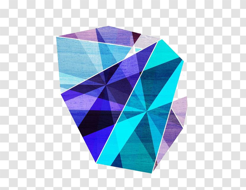 Geometry Triangle Rock Geode Polygon - Facet - Geometric Transparent PNG