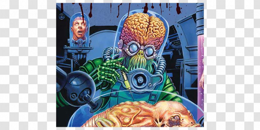 Comics Comic Book Image Graphic Novel Sketch - Organism - Mars AttackS! Transparent PNG