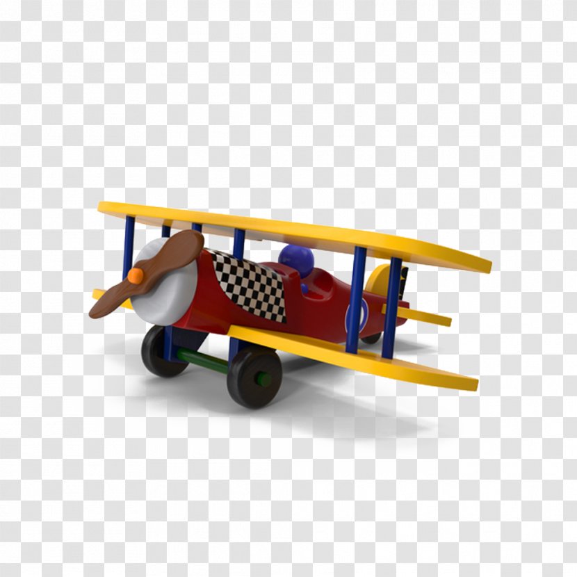 Airplane Model Aircraft Toy Child - Propeller - Wooden Transparent PNG