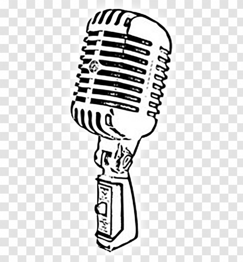 Microphone Drawing - Heart - Mic Transparent PNG