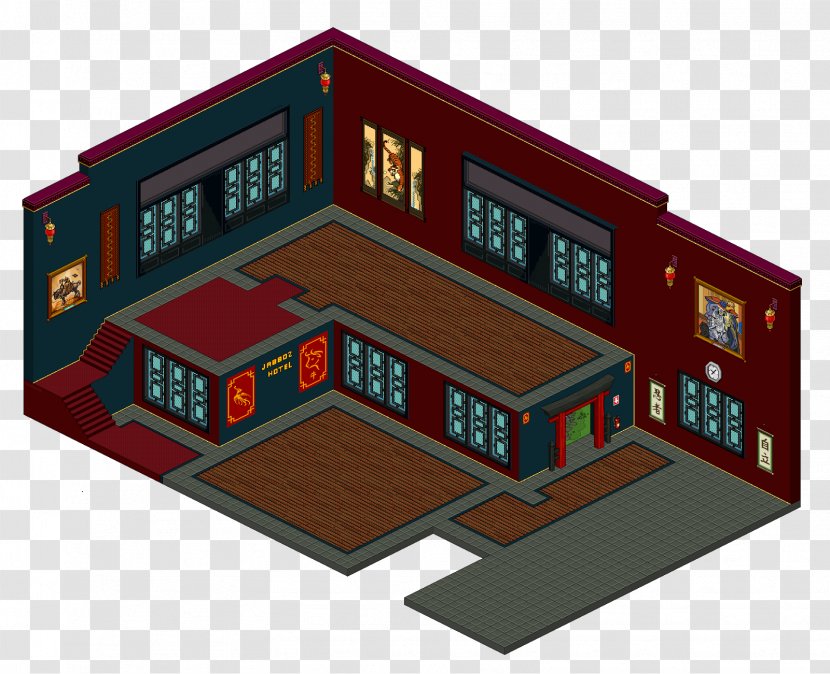 Habbo Room Background #114 Image Internet - Bar - Bg Transparent PNG