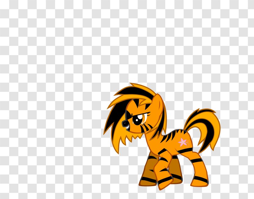 Pony Horse Cat Clip Art - Tiger Transparent PNG