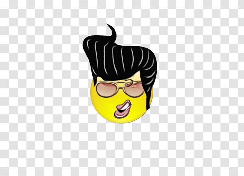 Smiley Face Background - Smile - Costume Accessory Black Hair Transparent PNG