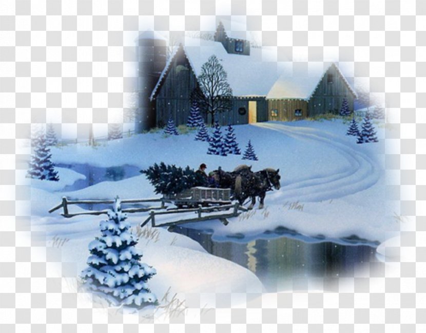 Winter Christmas Desktop Wallpaper New Year Holiday - Freezing Transparent PNG