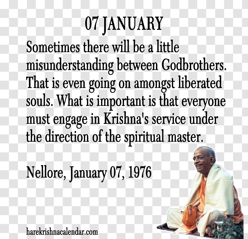 Hare Krishna Document International Society For Consciousness Quotation Transparent PNG
