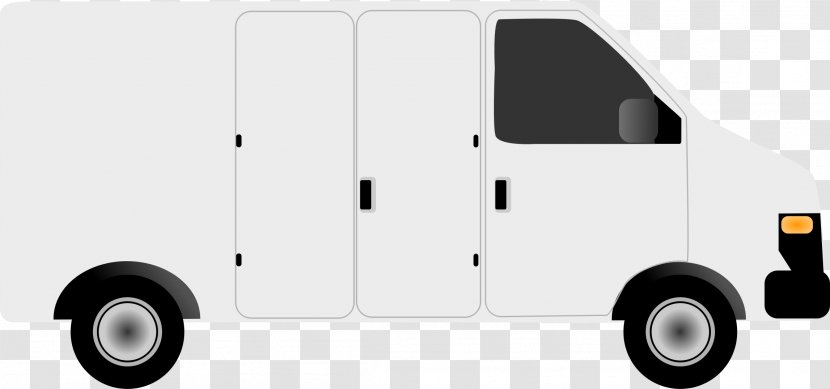 Minivan Ford Transit Courier Volkswagen Type 2 Clip Art - White Van Man - Cliparts Transparent PNG