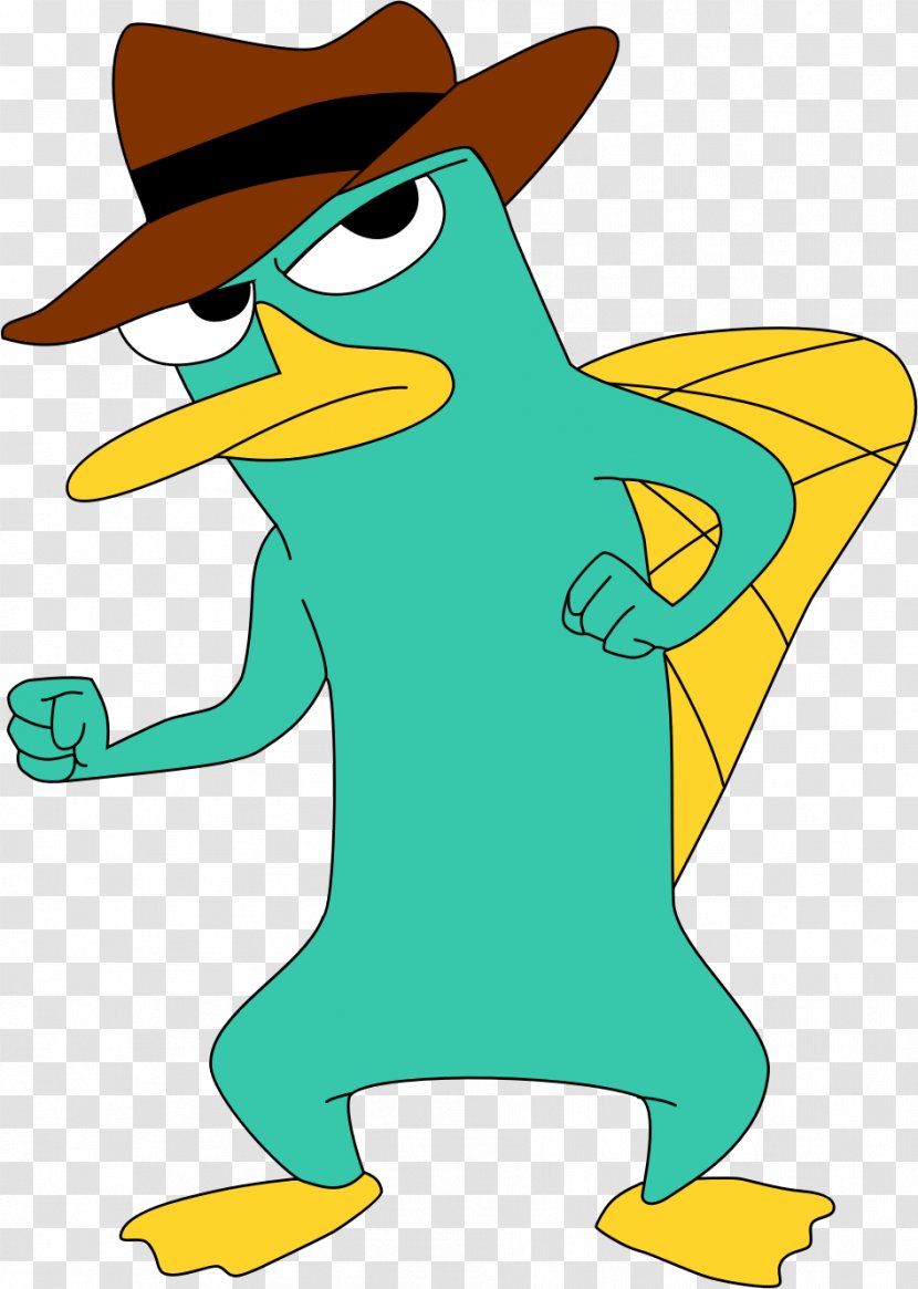 Perry The Platypus Phineas Flynn Ferb Fletcher Beaver - Duck Transparent PNG