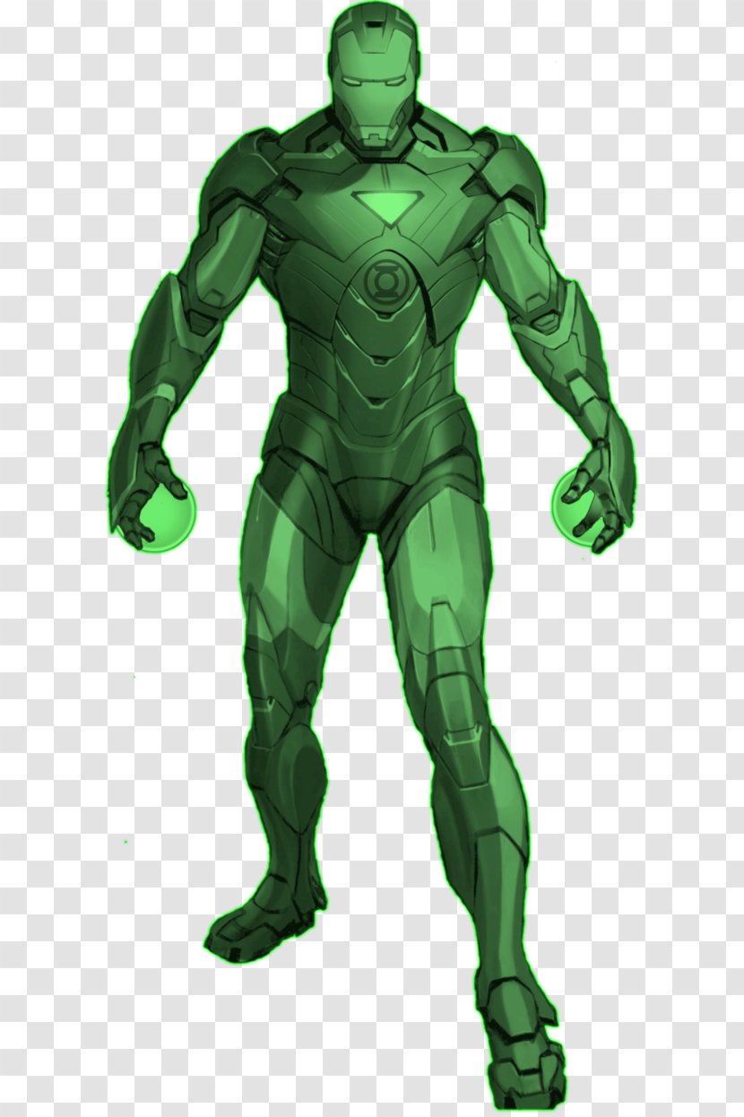 Iron Man's Armor Green Lantern Sinestro Black Corps - Organism - Ironman Transparent PNG