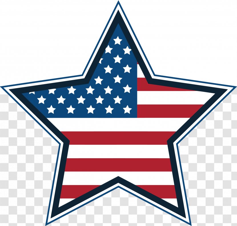 Flag Of The United States Independence Day Clip Art - America Transparent PNG