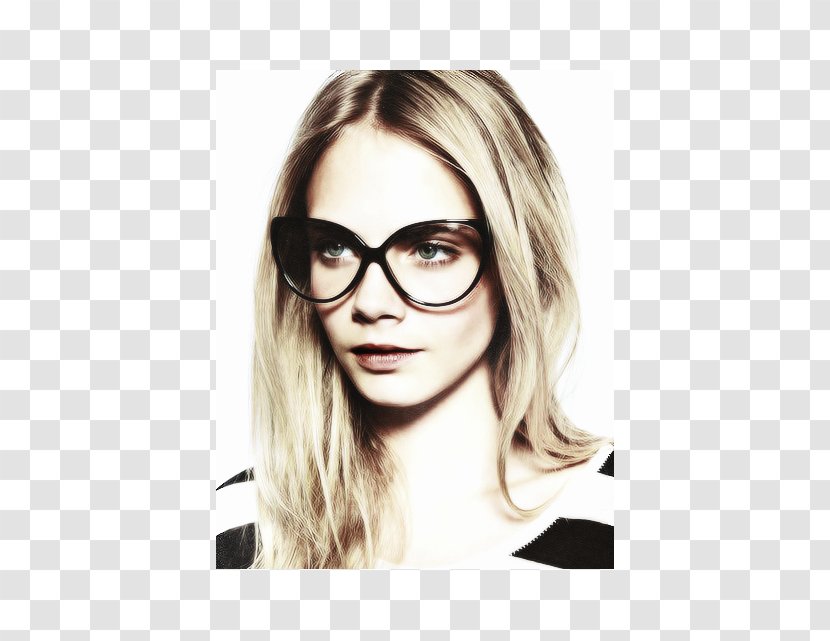 Cat Eye Glasses Sunglasses Fashion Designer - Health Beauty - Cara Delevingne Transparent PNG