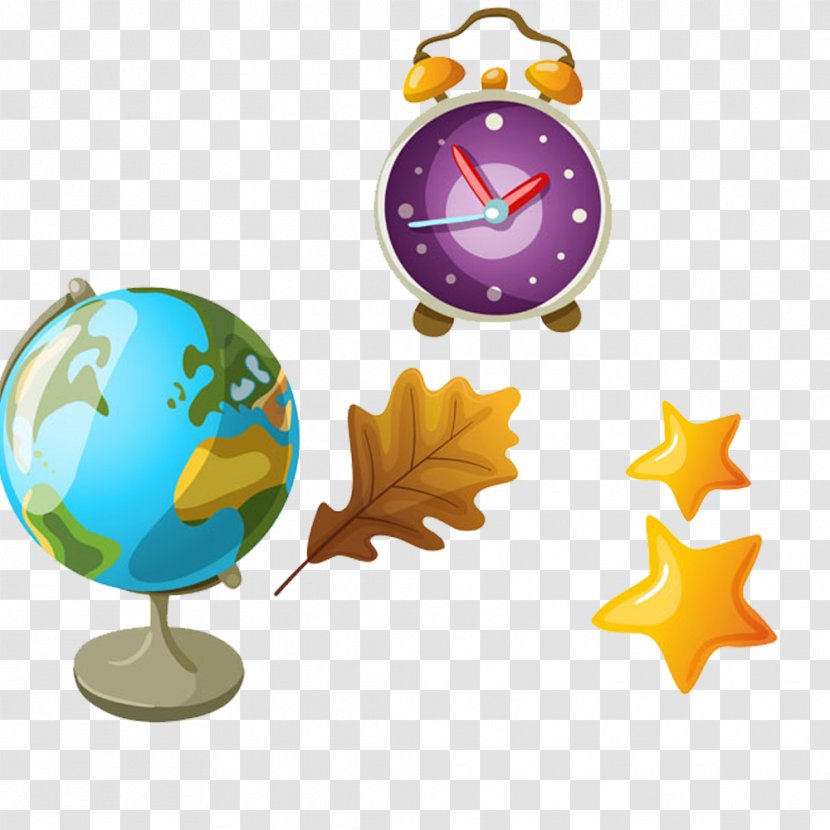 School Royalty-free Illustration - Shutterstock - Globe Clock Transparent PNG