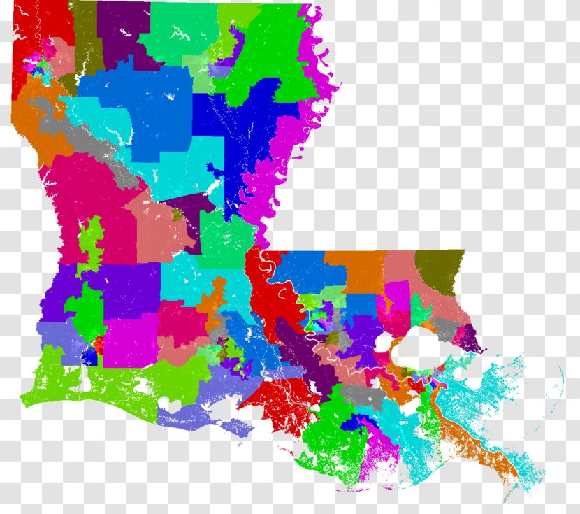 Louisiana State Capitol House Of Representatives United States Congress Redistricting - Map Transparent PNG