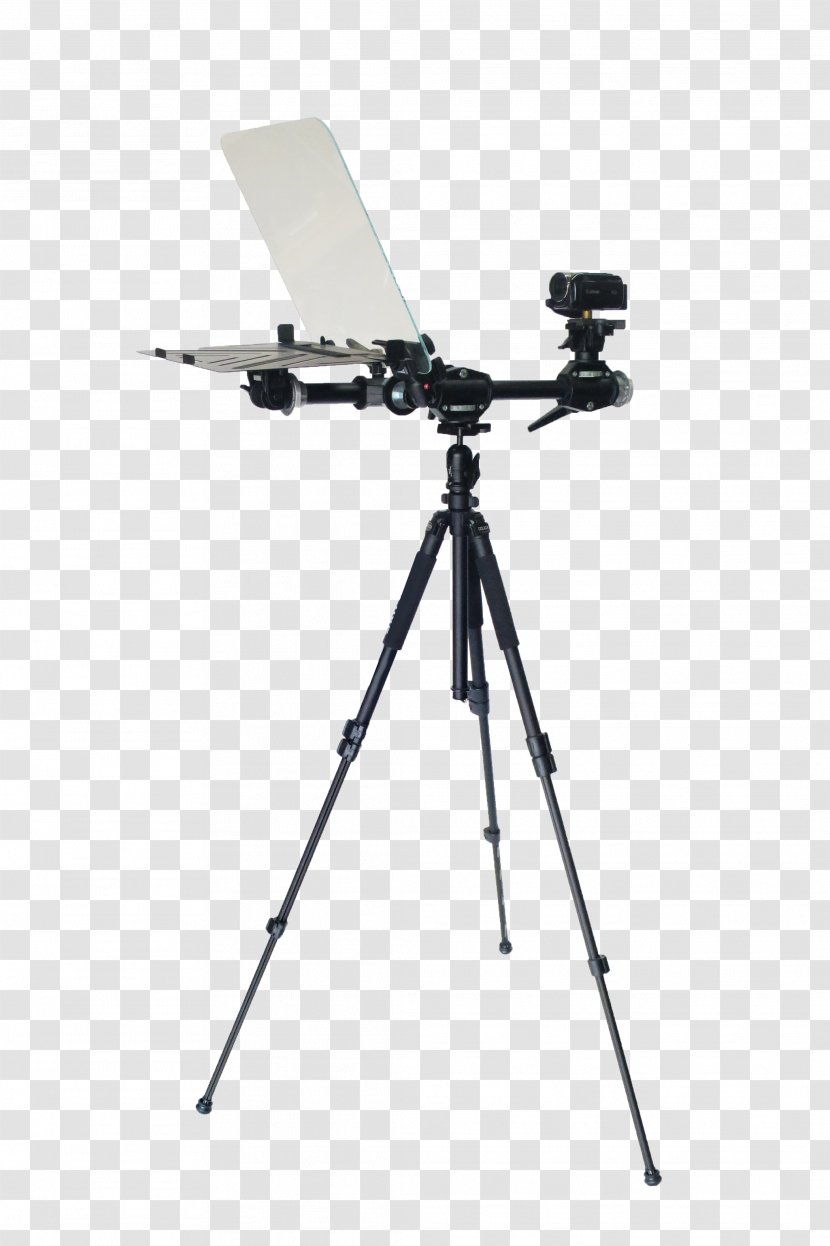 Teleprompter One-way Mirror Beam Splitter Glass - Tripod Camera Transparent PNG