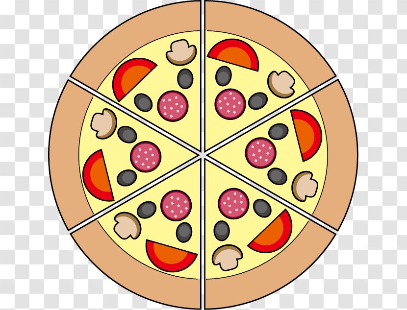 Pizza Margherita Italian Cuisine Gratin Salami - Symmetry Transparent PNG