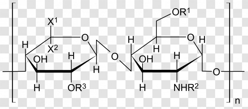 Disaccharide Carboxymethyl Cellulose Monosaccharide Heparan Sulfate Carbohydrate - Drawing - Heparin Transparent PNG