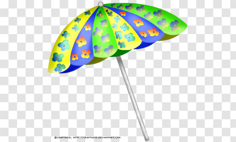 Beach Umbrella Standard Test Image - Kid Transparent PNG