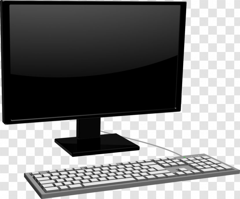 Computer Keyboard Mouse Monitors Hardware Clip Art Transparent PNG