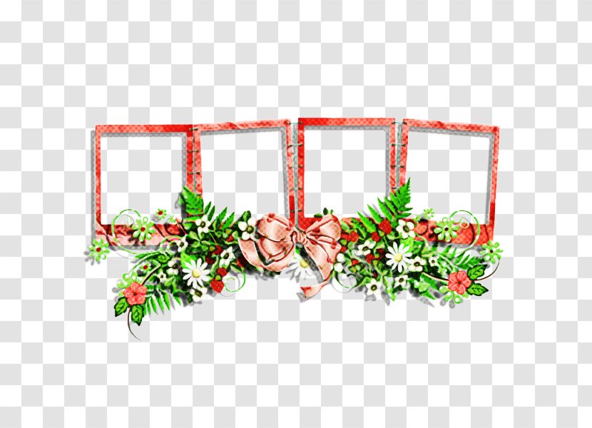 Christmas Decoration Cartoon - Interior Design - Ornament Flower Transparent PNG