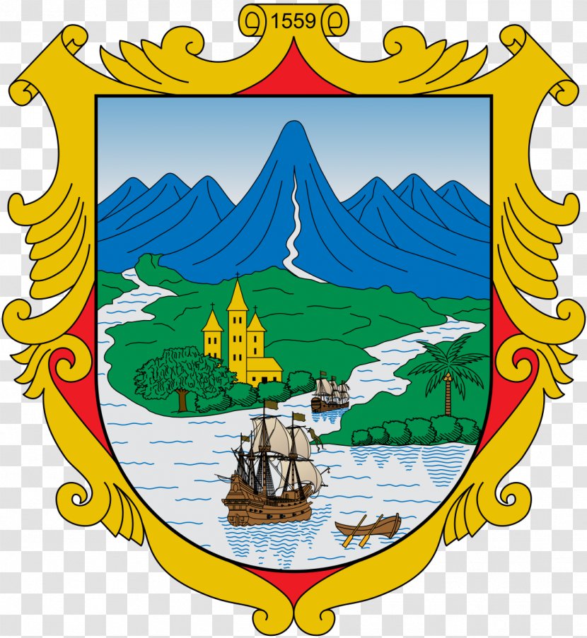 Escudo De Cali Coat Of Arms Himno A Santiago Heraldry - Colombia - Valle Del Cauca Department Transparent PNG
