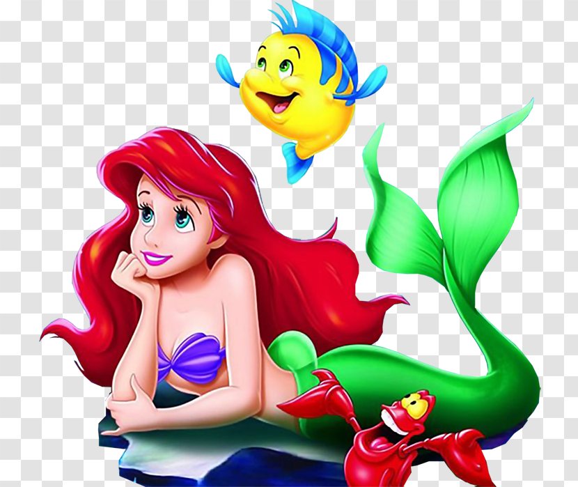 Ariel The Little Mermaid Sebastian YouTube Disney Princess - Cartoon - Youtube Transparent PNG