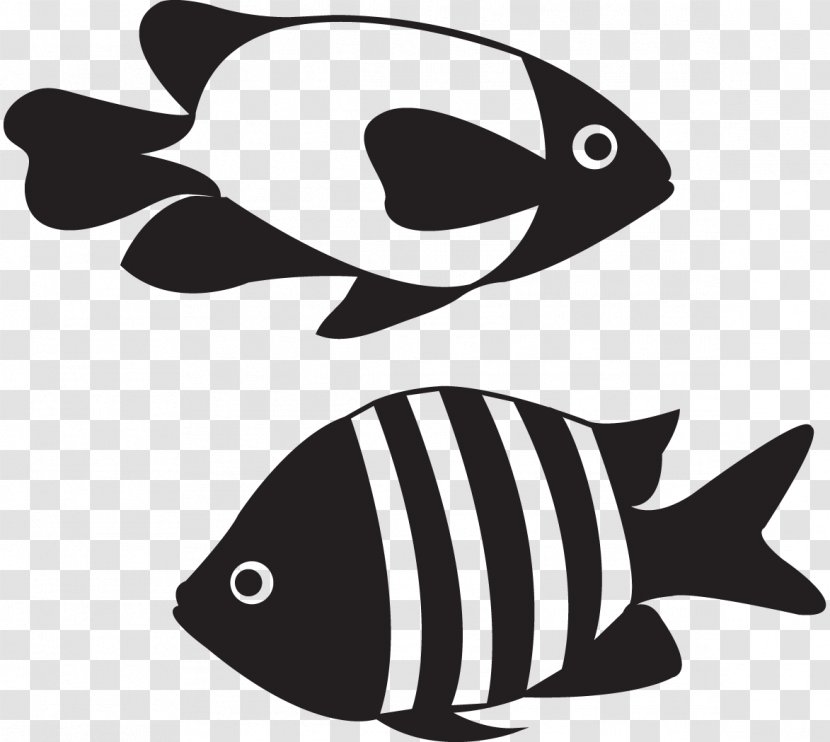 Koi Goldfish Euclidean Vector - Sea - Black And White Fish Stick Figure Transparent PNG