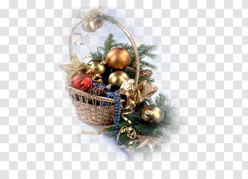 Old New Year Holiday Christmas Birthday - Basket Transparent PNG