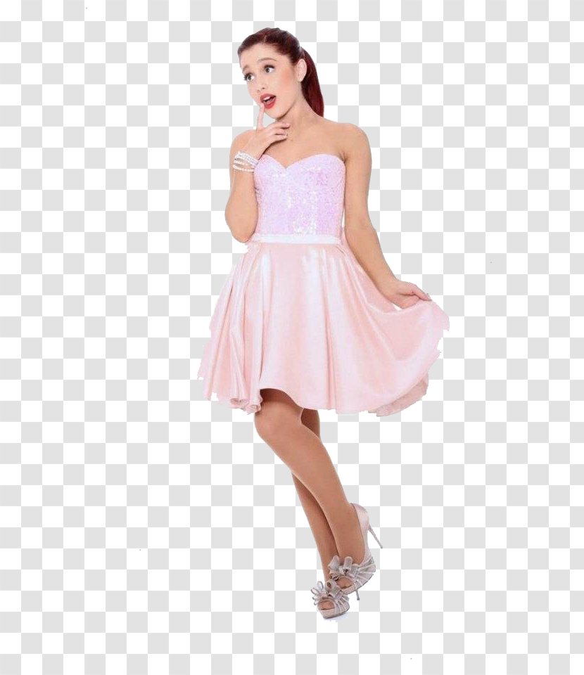 Ariana Grande Victorious Dress Cover Art - Watercolor Transparent PNG