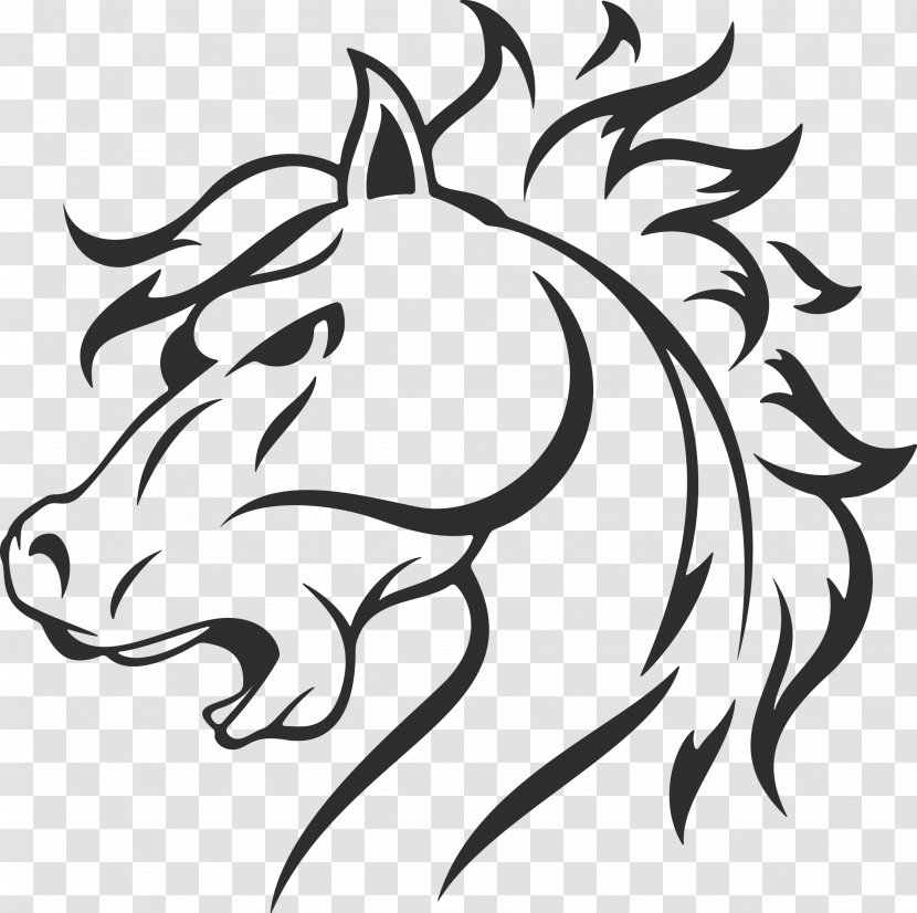 Horse Logo - Template - Horse's Avatar Transparent PNG