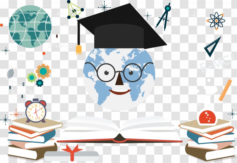 Student Education Bachelors Degree Course - Vector Books Transparent PNG