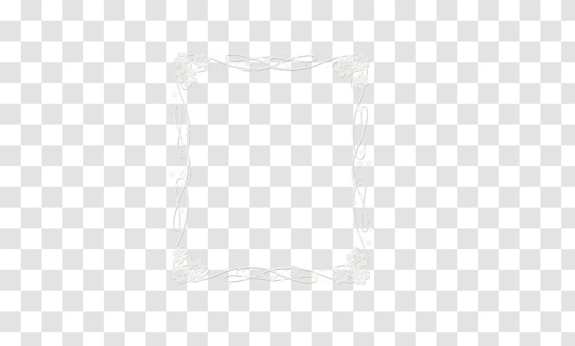 White Rectangle - Black And Transparent PNG