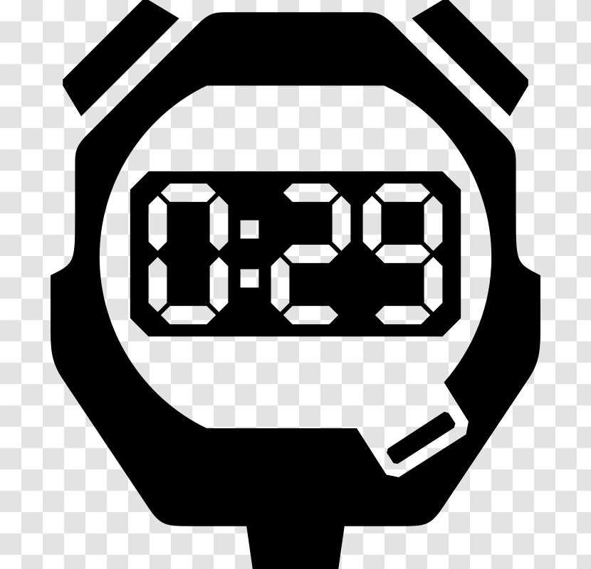 Stopwatch Chronometer Watch Drawing Clip Art - Pictogram - Clipart Transparent PNG
