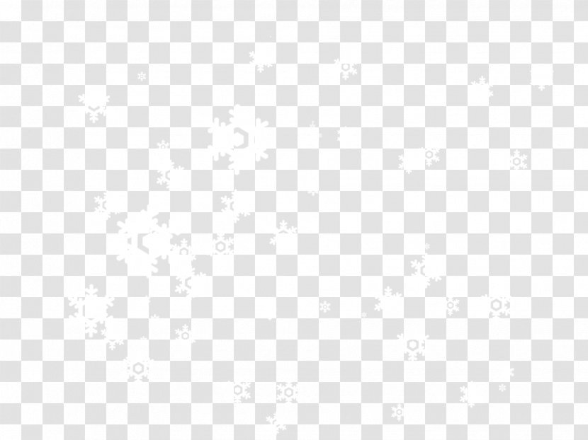 White Black Pattern - Monochrome Photography - Snowflake Transparent PNG