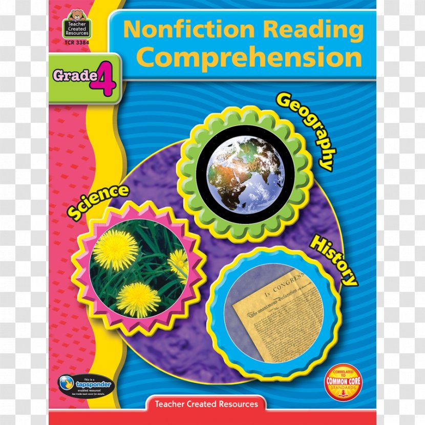 Nonfiction Reading Comprehension: Science, Grade 3 4 Grades 2-3 Second - Teacher Transparent PNG