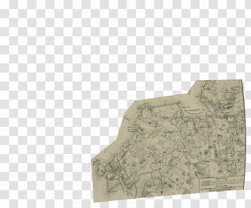 Map Plan Antique Brooklyn Transparent PNG
