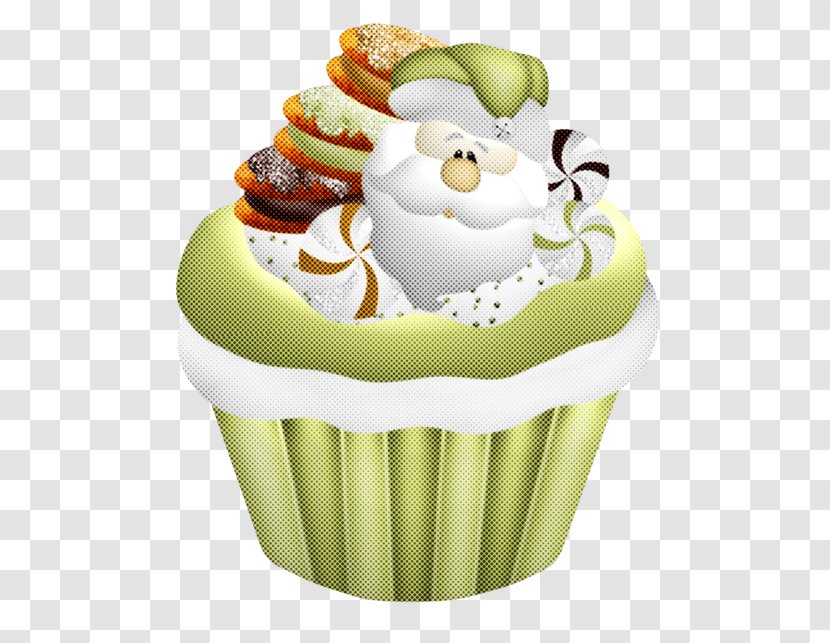 Green Cupcake Baking Cup Cake Food - Cream - Muffin Transparent PNG