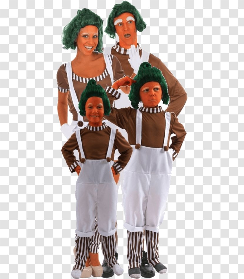 Costume Party Willy Wonka & The Chocolate Factory Oompa Loompa - Mascot Transparent PNG