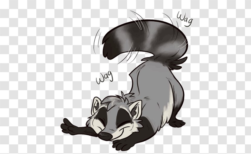 Whiskers Raccoons Sticker Telegram Mammal Transparent PNG