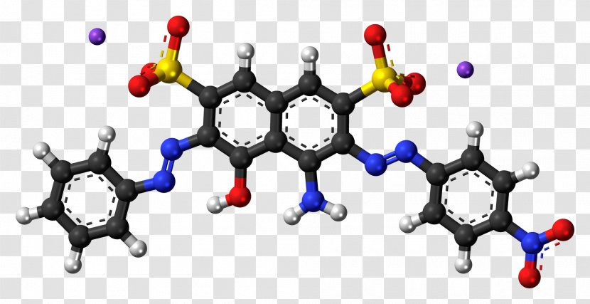 Dibenzo-18-crown-6 Crown Ether Molecule - Ballandstick Model Transparent PNG