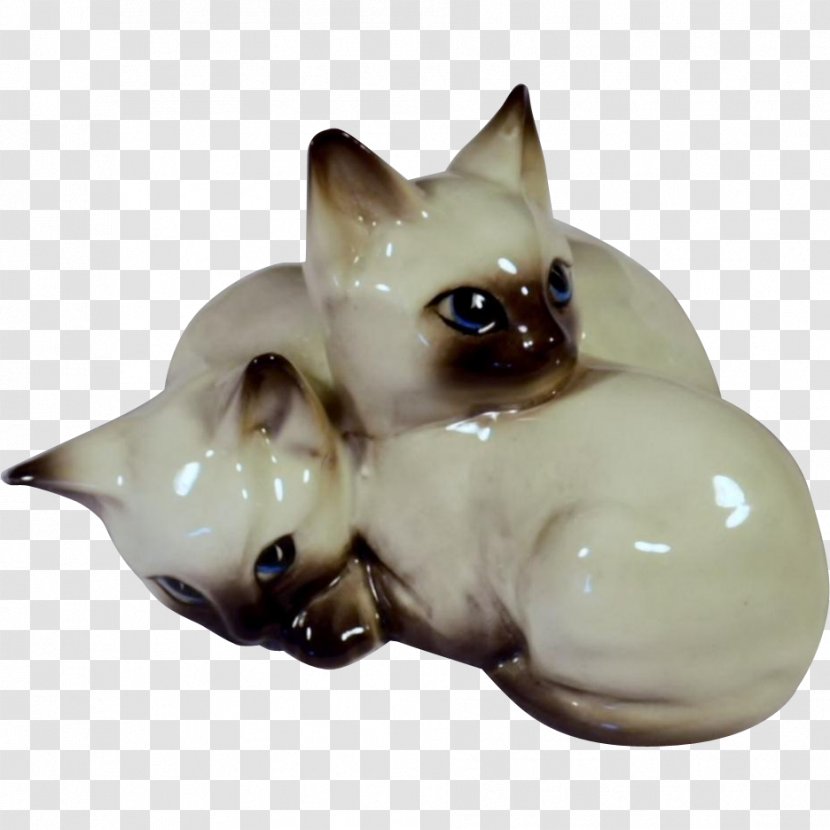 Whiskers Siamese Cat Kitten Snout Figurine Transparent PNG