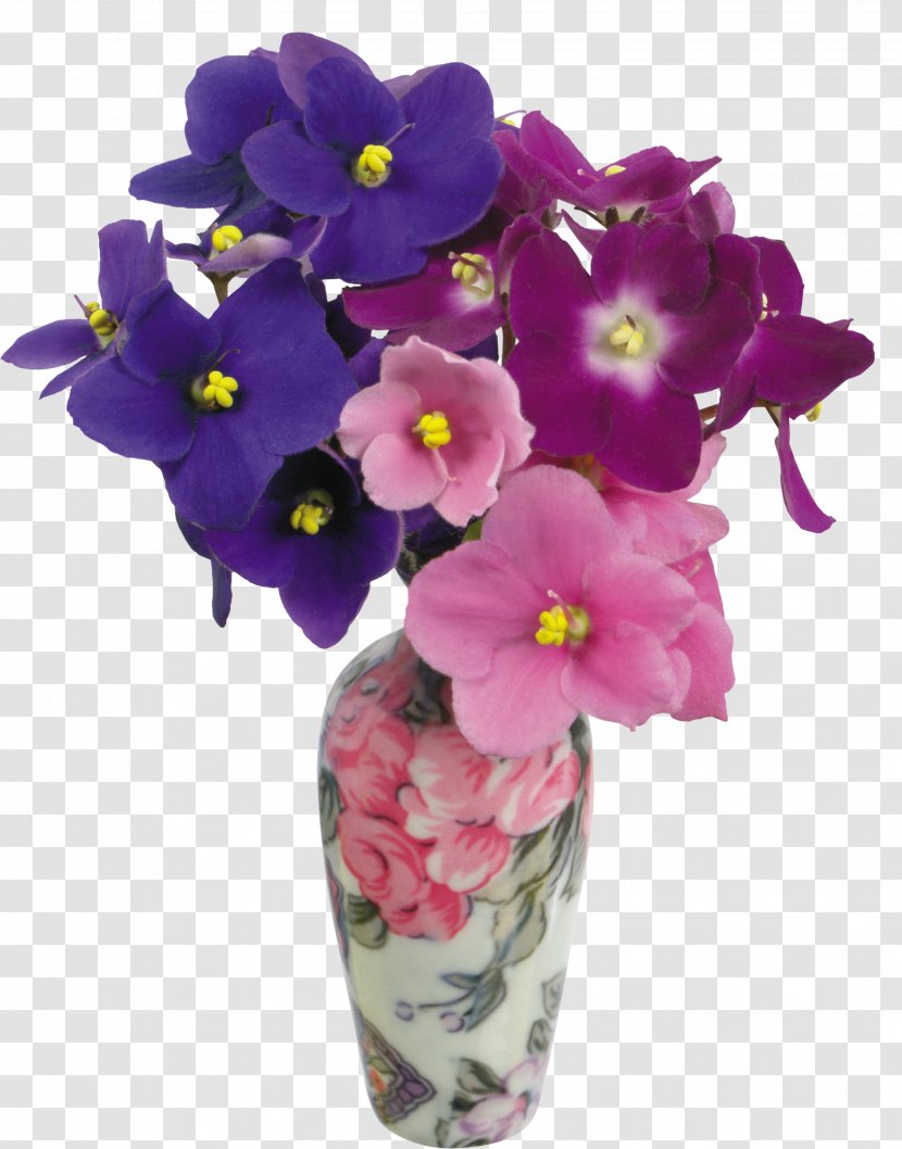 Vase Flower Clip Art - Purple - Vases Transparent PNG