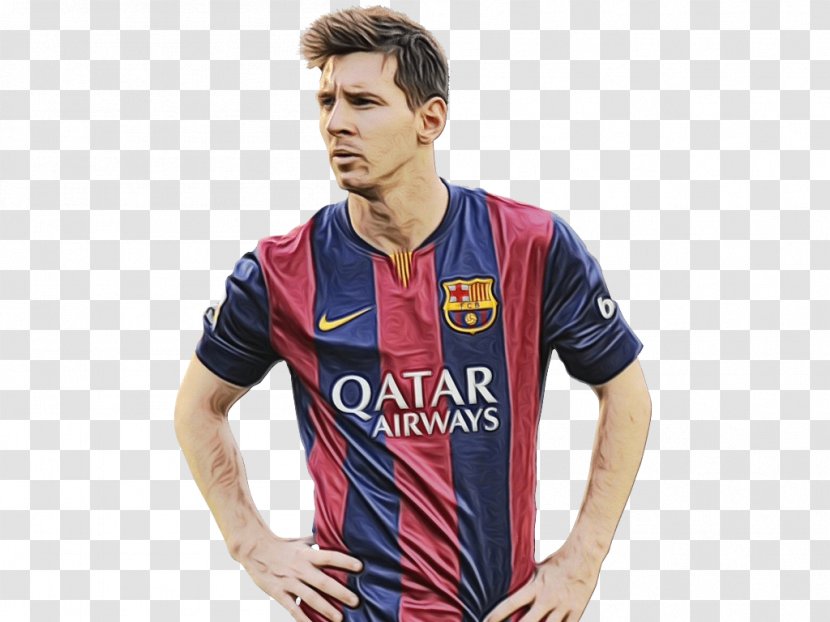 Messi Cartoon - Team Sport - Top Transparent PNG