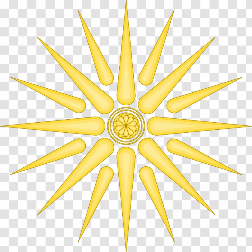 Vergina Sun Macedonia Argead Dynasty Solar Symbol - Greece - Rays Transparent PNG