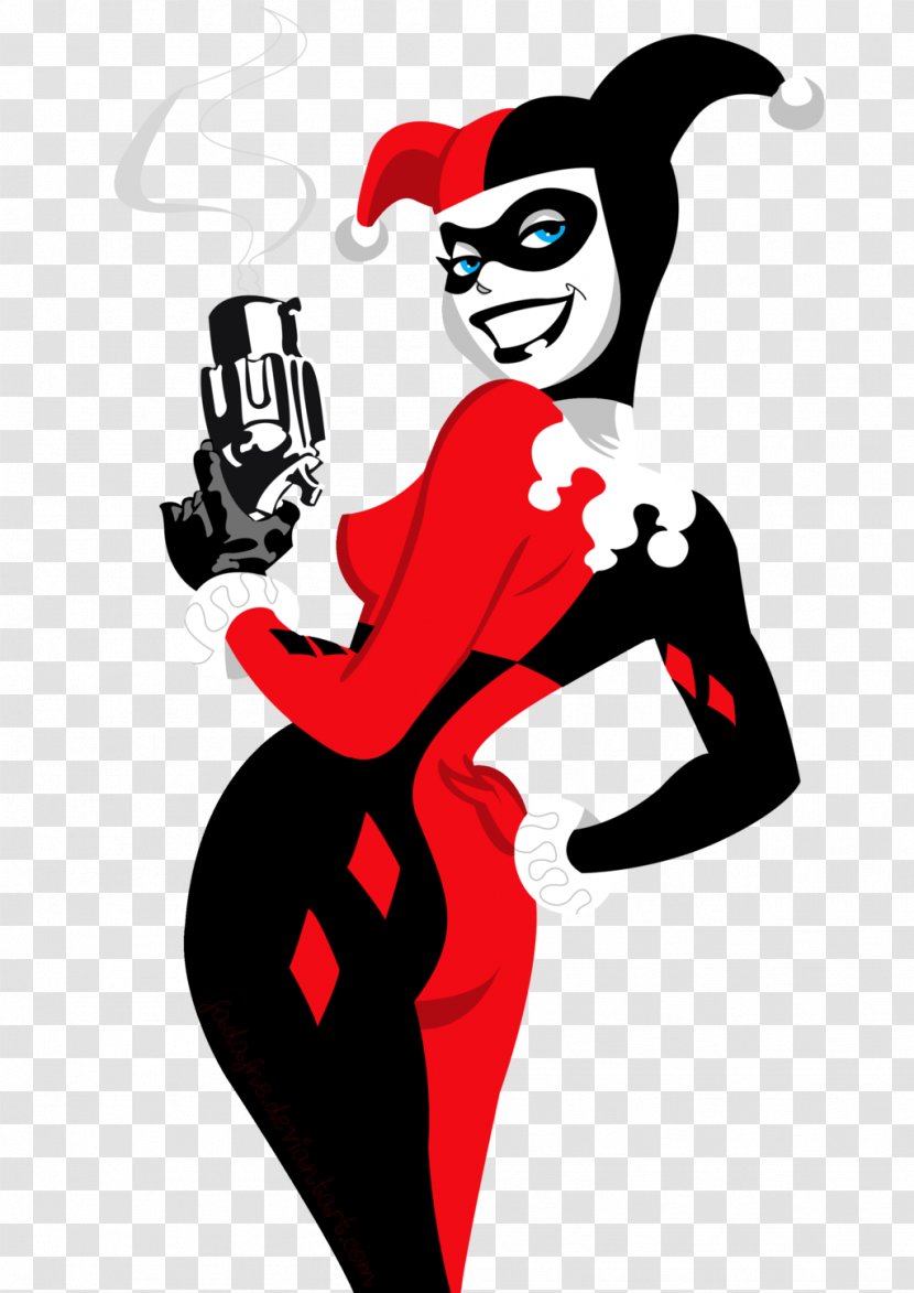 Harley Quinn Joker Batman - Bruce Timm - Picture Transparent PNG