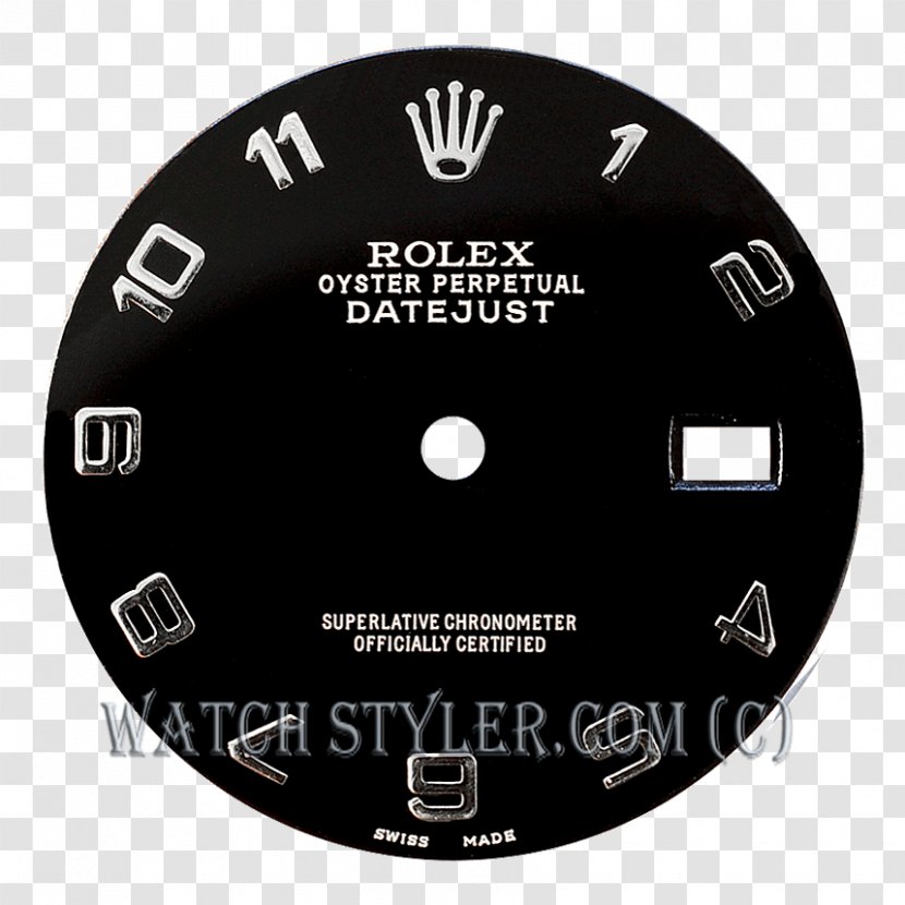 Rolex Datejust Font - Dvd - Watch Dial Transparent PNG