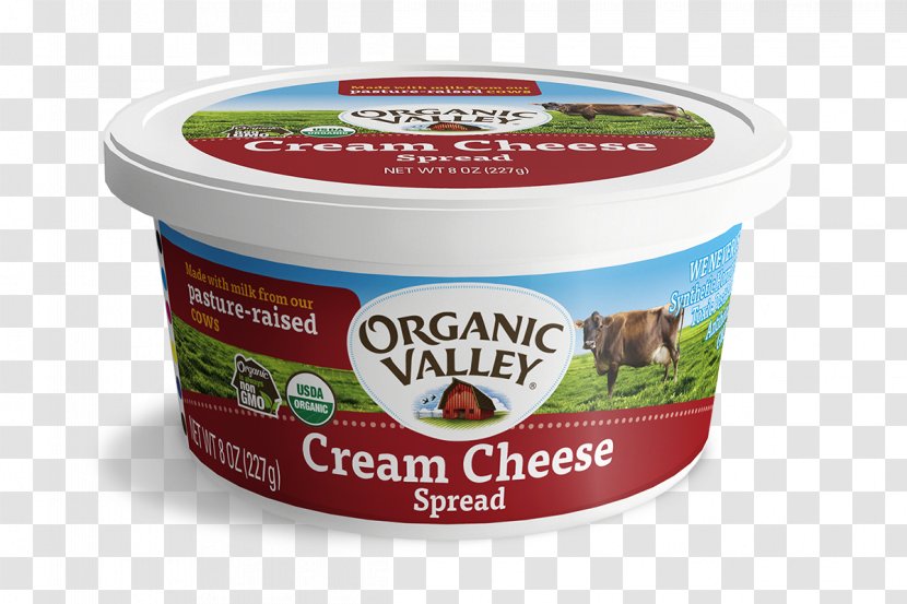 Cream Cheese Organic Food Milk - Valley Transparent PNG