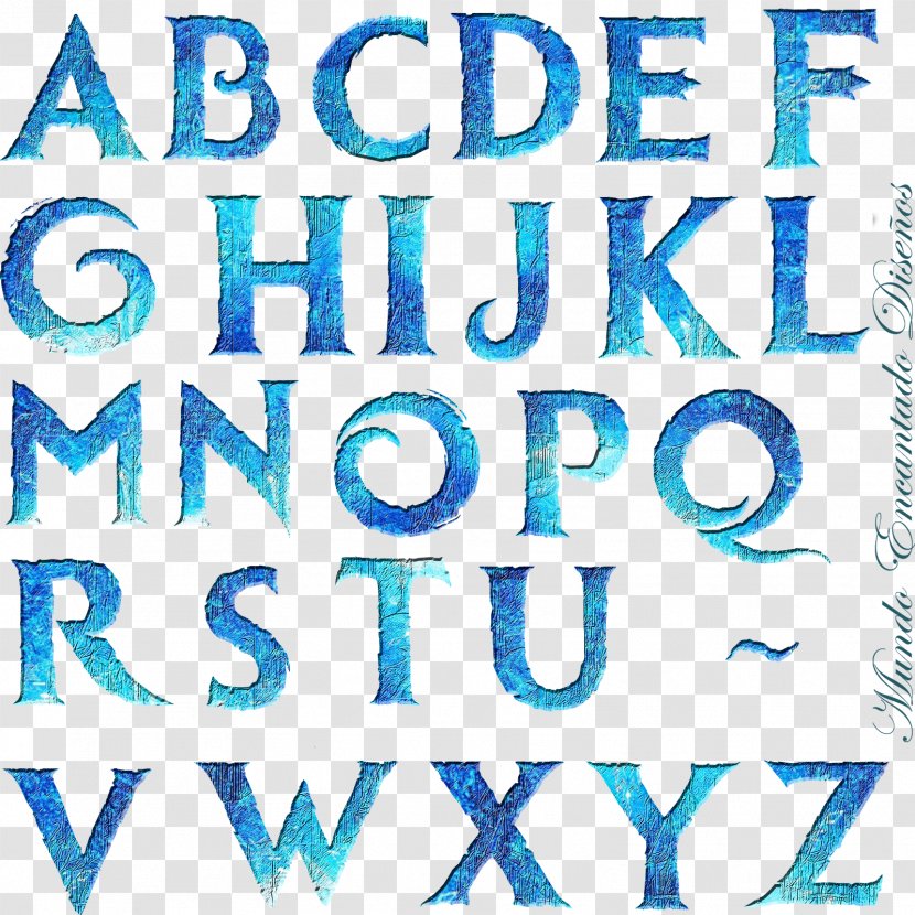 Elsa Open-source Unicode Typefaces Letter Font - Frozen Transparent PNG