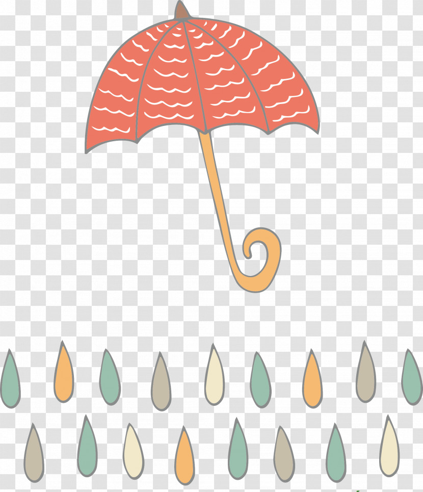 Umbrella Leaf Line Weather Fashion Transparent PNG
