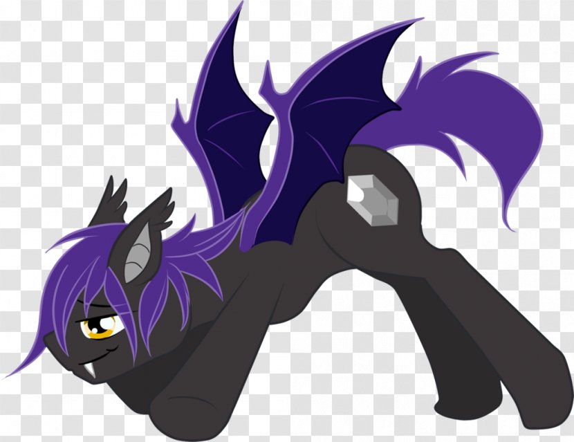 Horse Legendary Creature Purple BAT-M Cartoon - Watercolor Transparent PNG