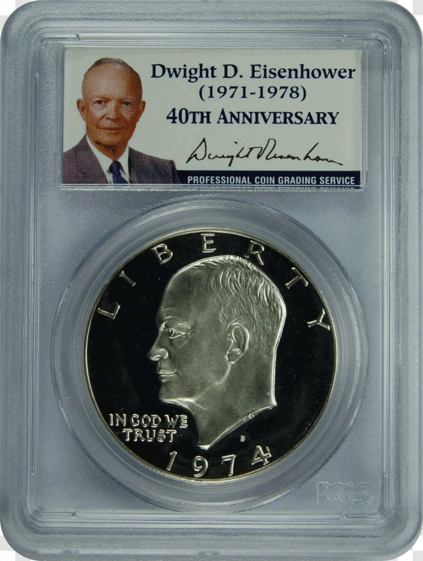 Dwight D. Eisenhower Coin Transparent PNG